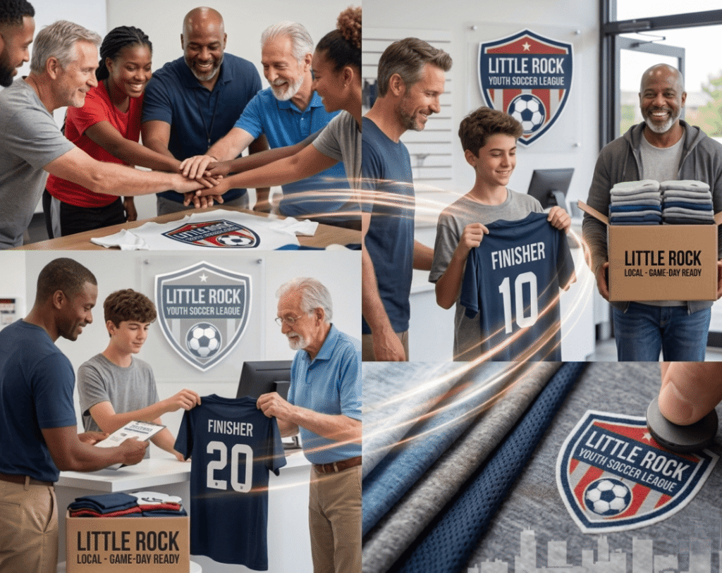 Sports Team Shirt Printing Little Rock — Game Day Ready