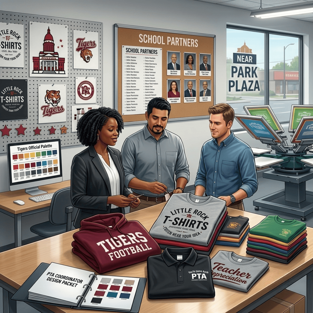 Best School Spirit Shirts in Little Rock | 6 Print Methods