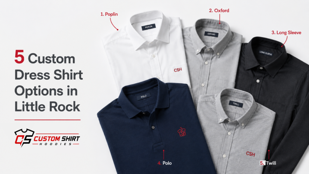 5 Best Custom Dress Shirt Options, Little Rock