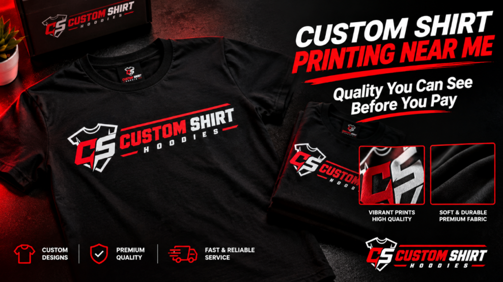 Custom Shirt Printing Near Me